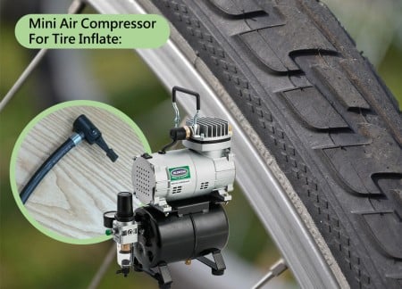 Mini Compressor de Ar para inflar pneus